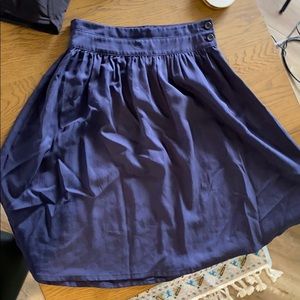Amadi Amour Vert Flared Navy Skirt